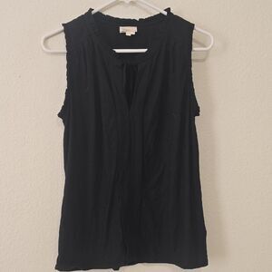 Meadow Rue ‎ Black Sleeveless Top S